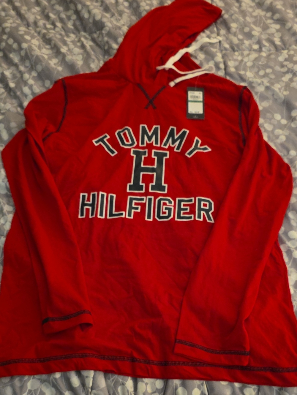 Mens Tommy Hilfiger Light Weight Hoodie
